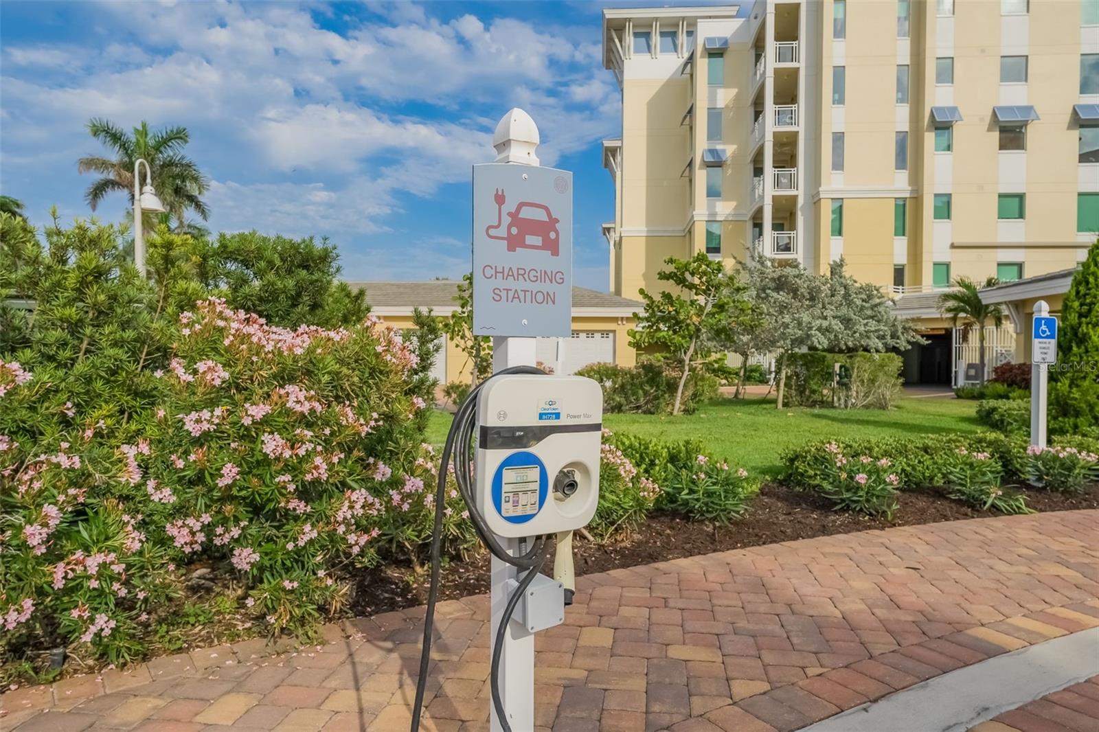 The community does have electric car charging stations