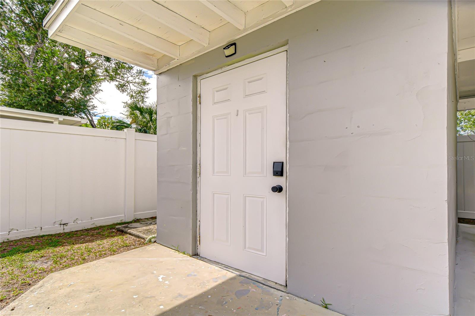 seperate laundry room area