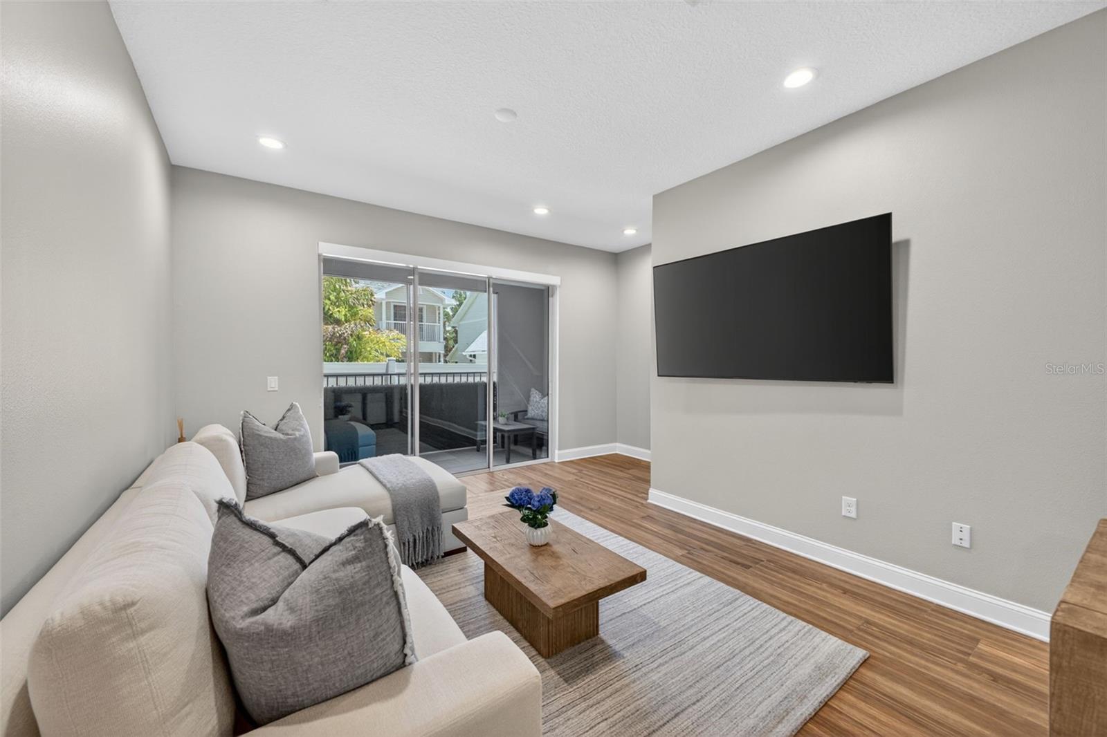 Notice how bright and open this space is for just relaxing