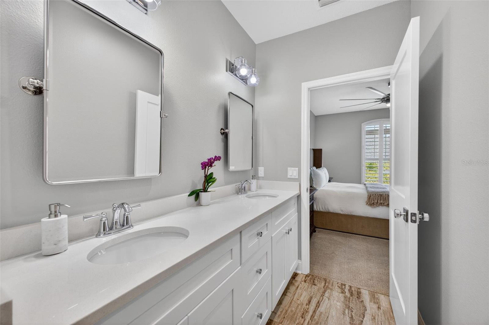 Owners Suite Bathroom With Dual Sinks