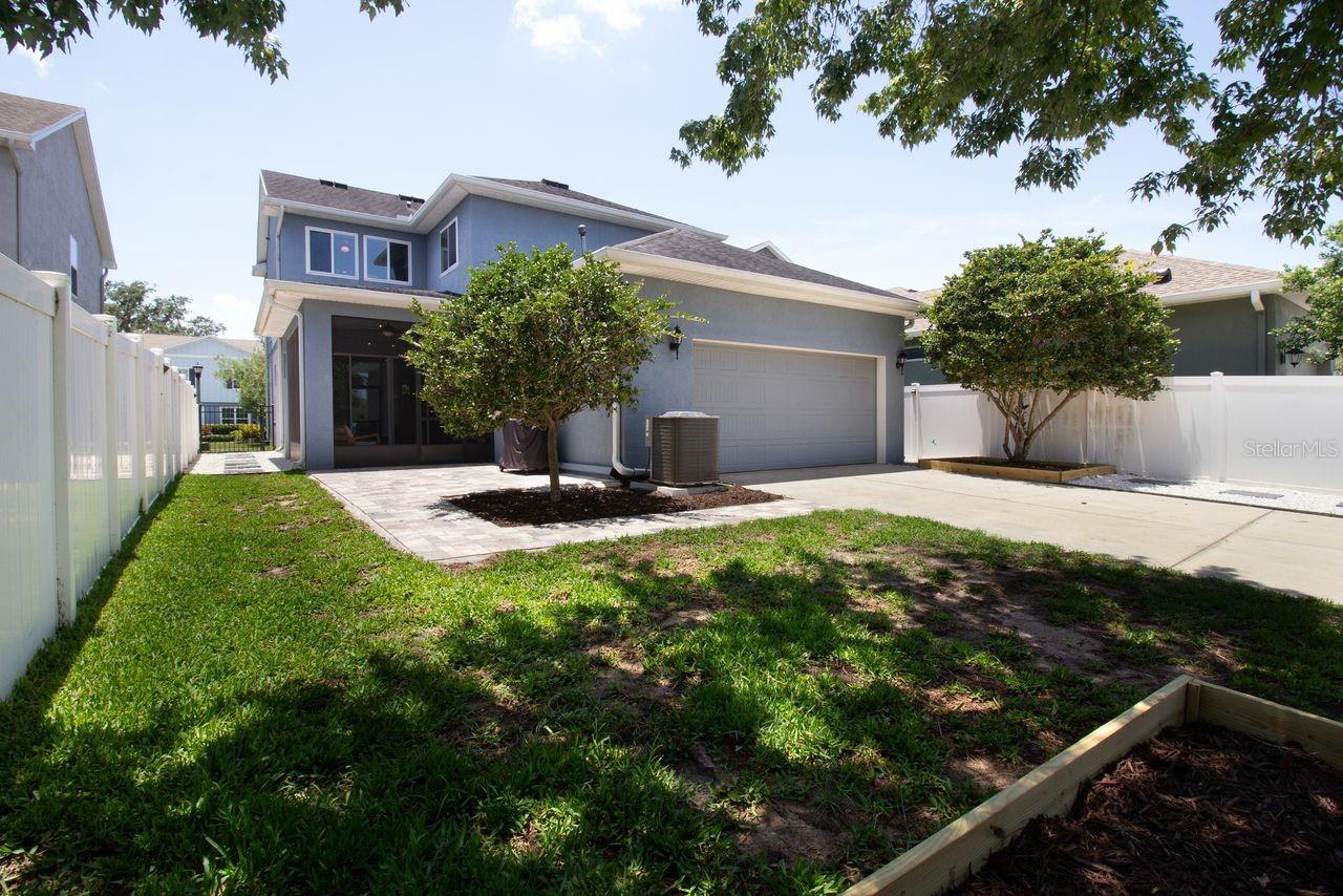 View of back of home