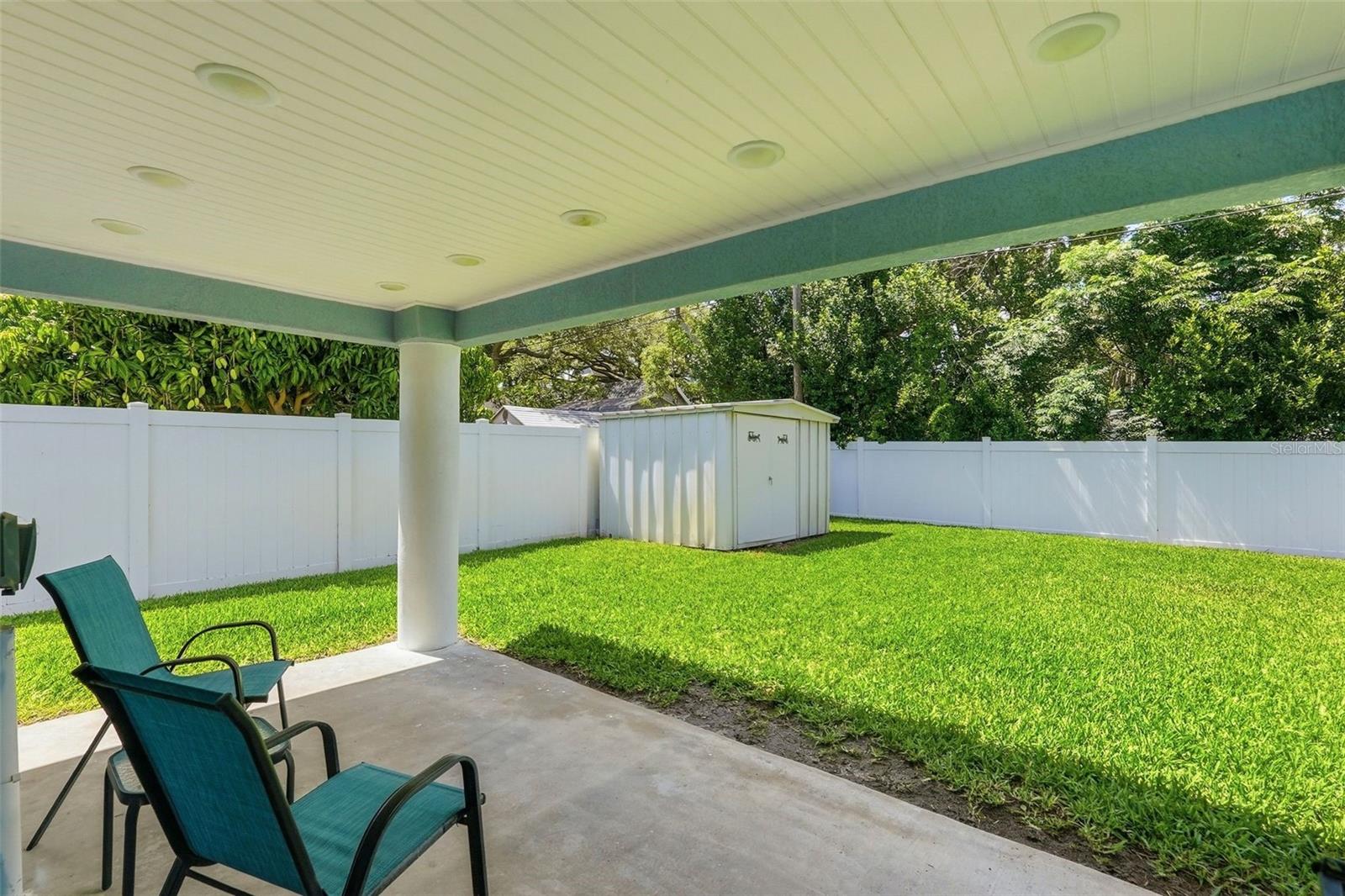 Back patio
