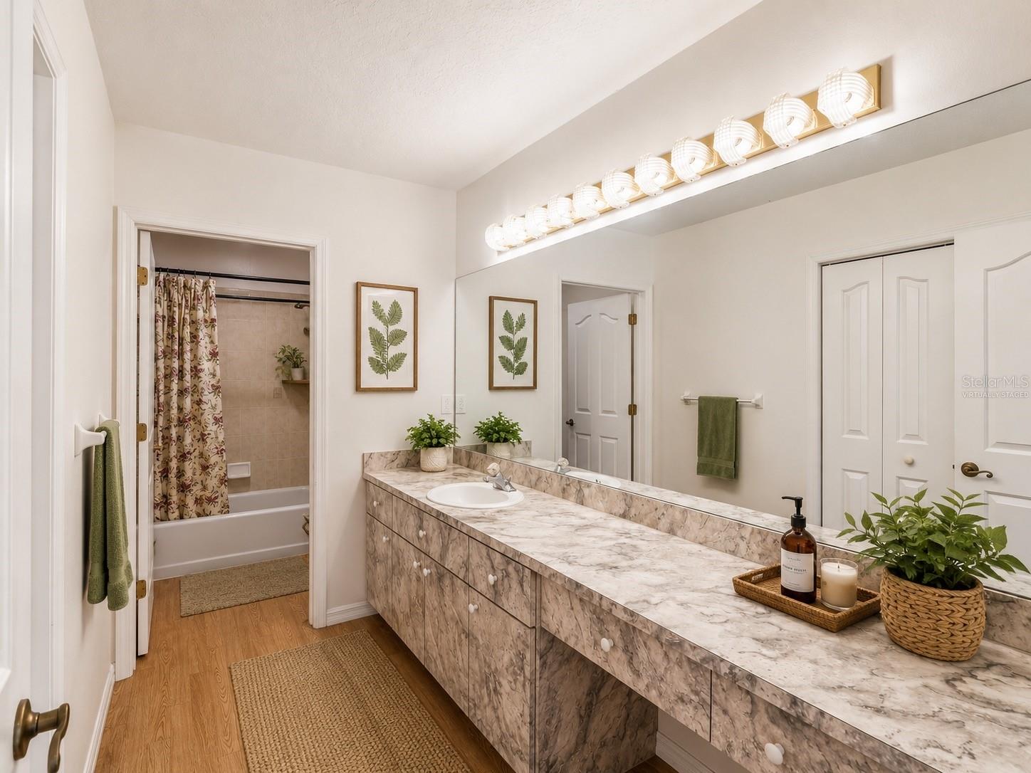 bathroom virtually staged