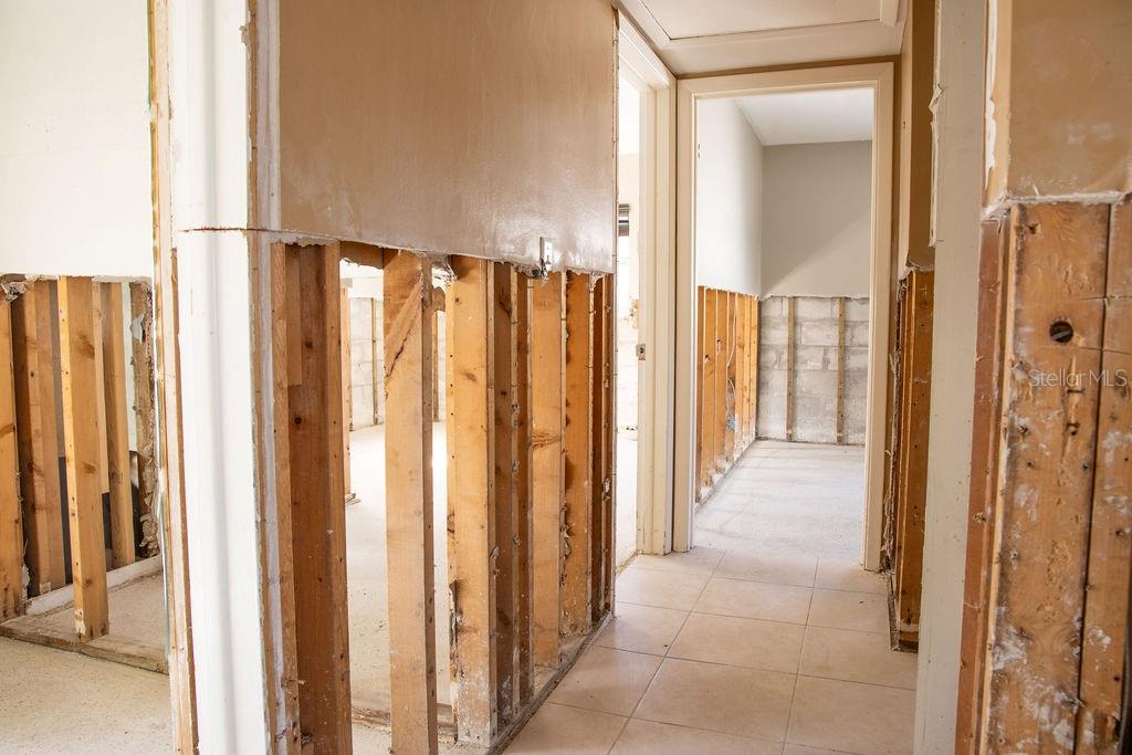 hallway to kitchen