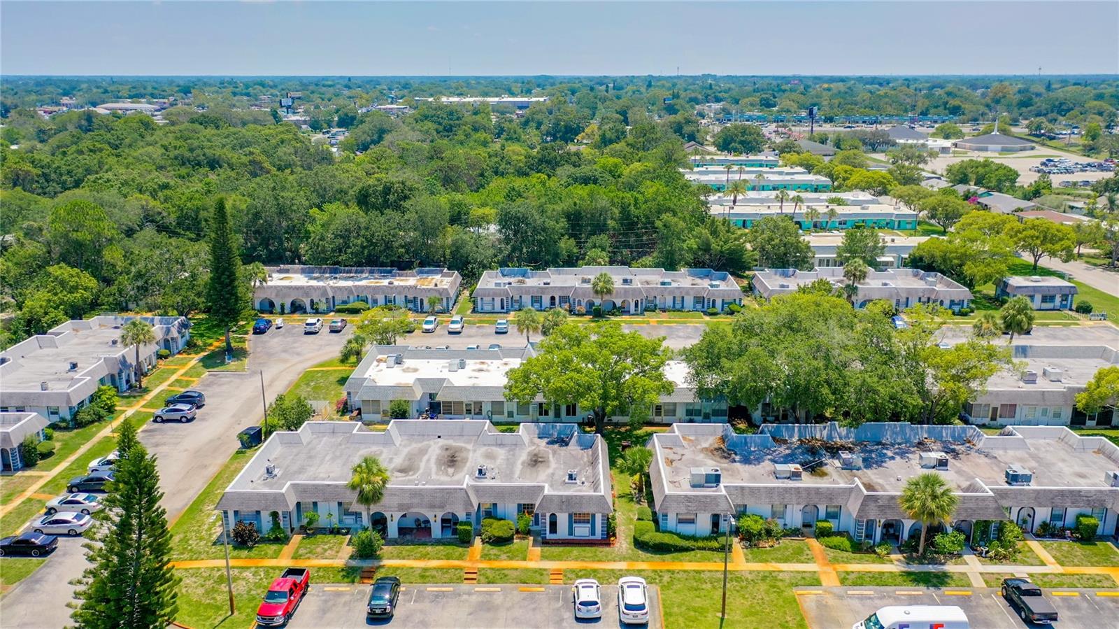 aerial of neighborhood