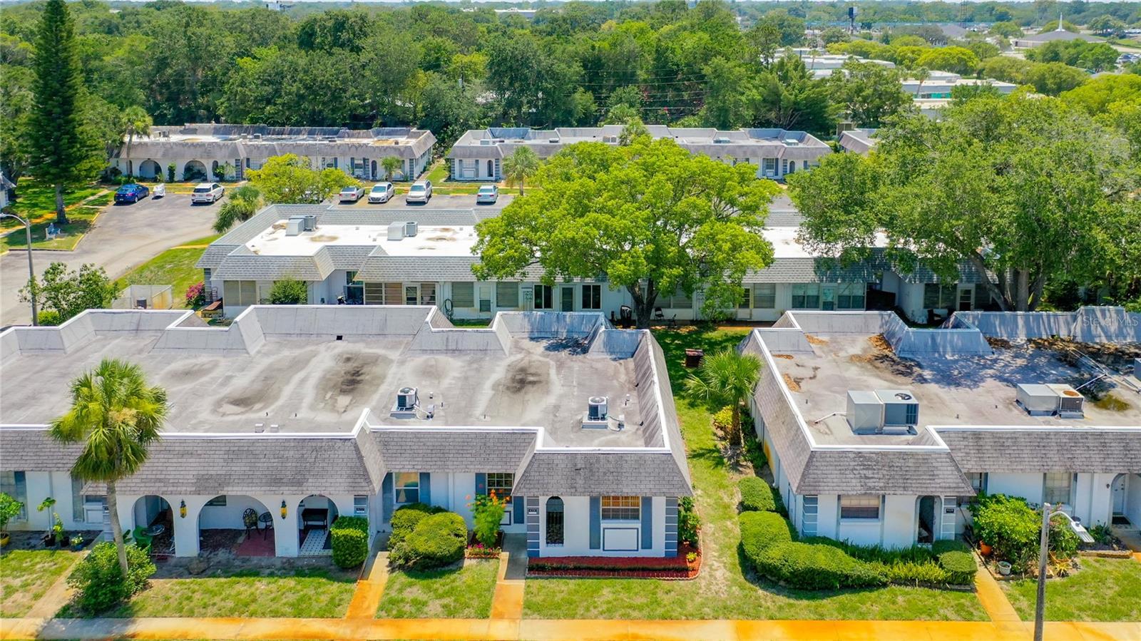 aerial of neighborhood