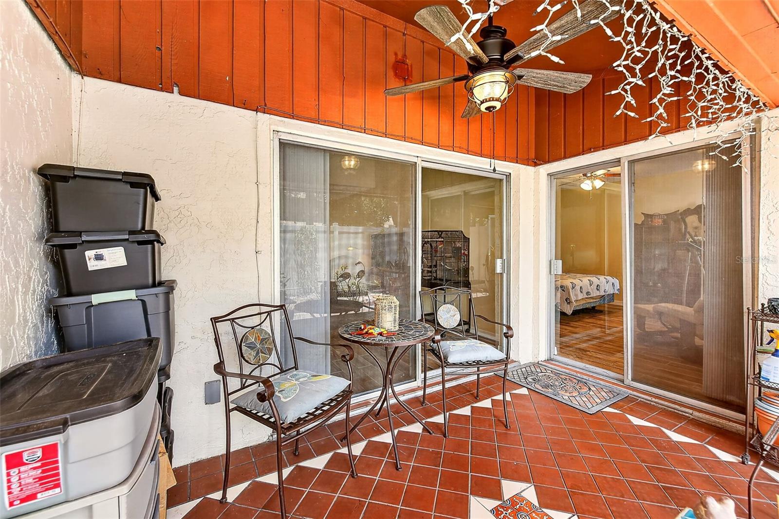 Covered patio