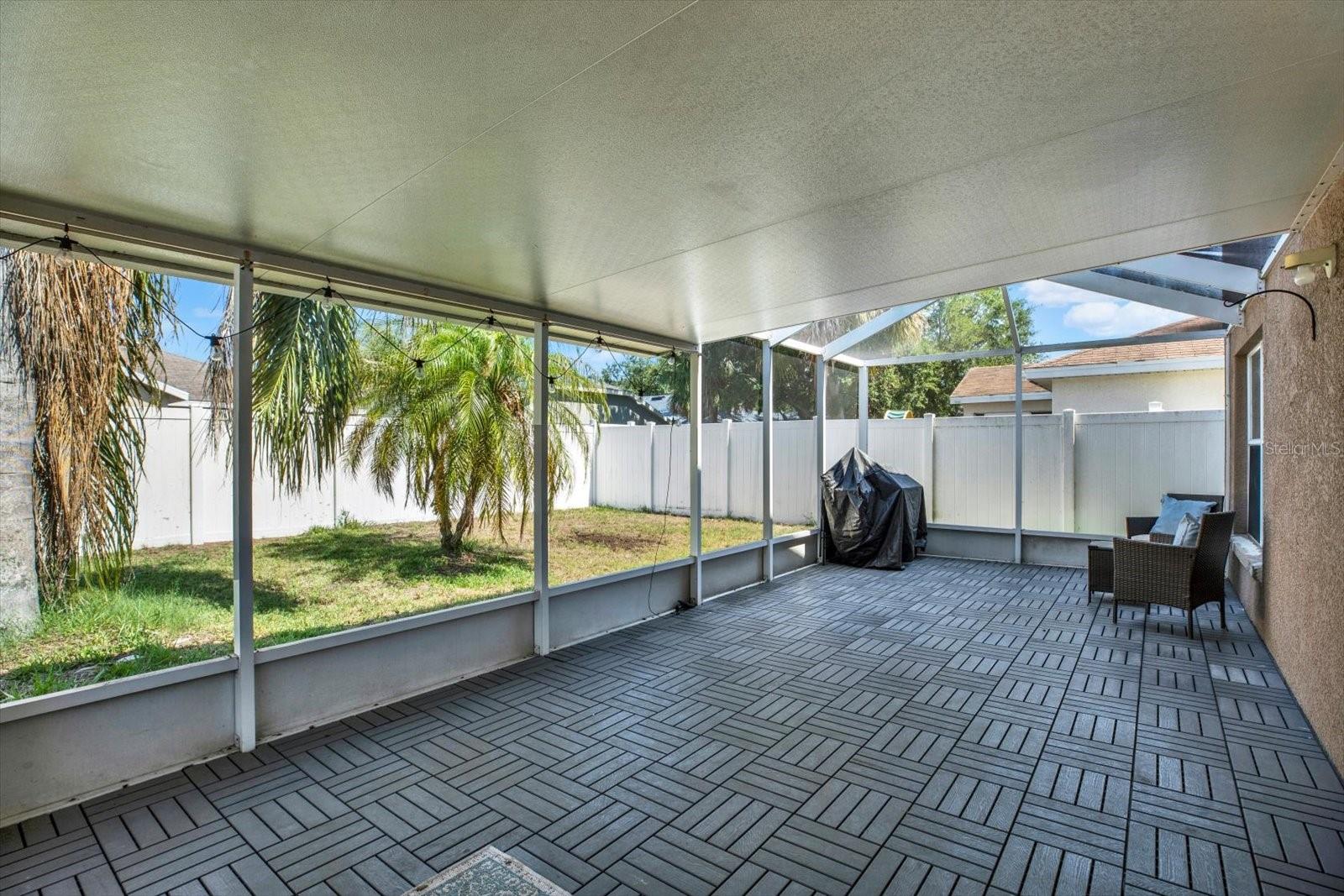 Covered Back Porch