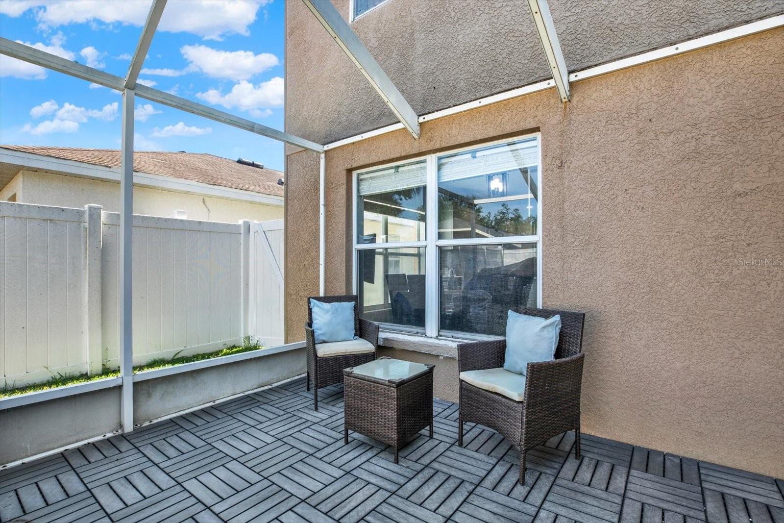 Covered Back Porch