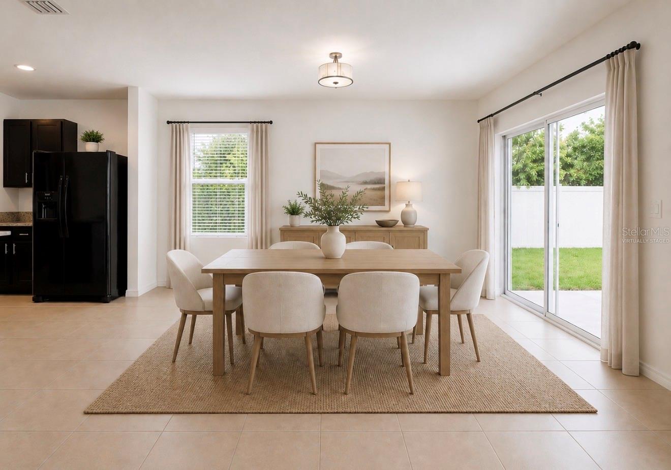 Virtually Staged - Great Room (Living Room/Dining Room Combo)