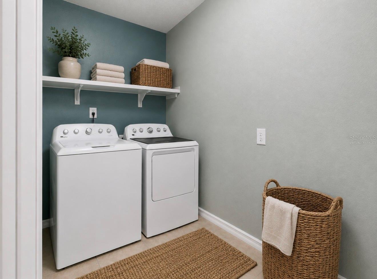 Virtually Staged - Laundry Room
