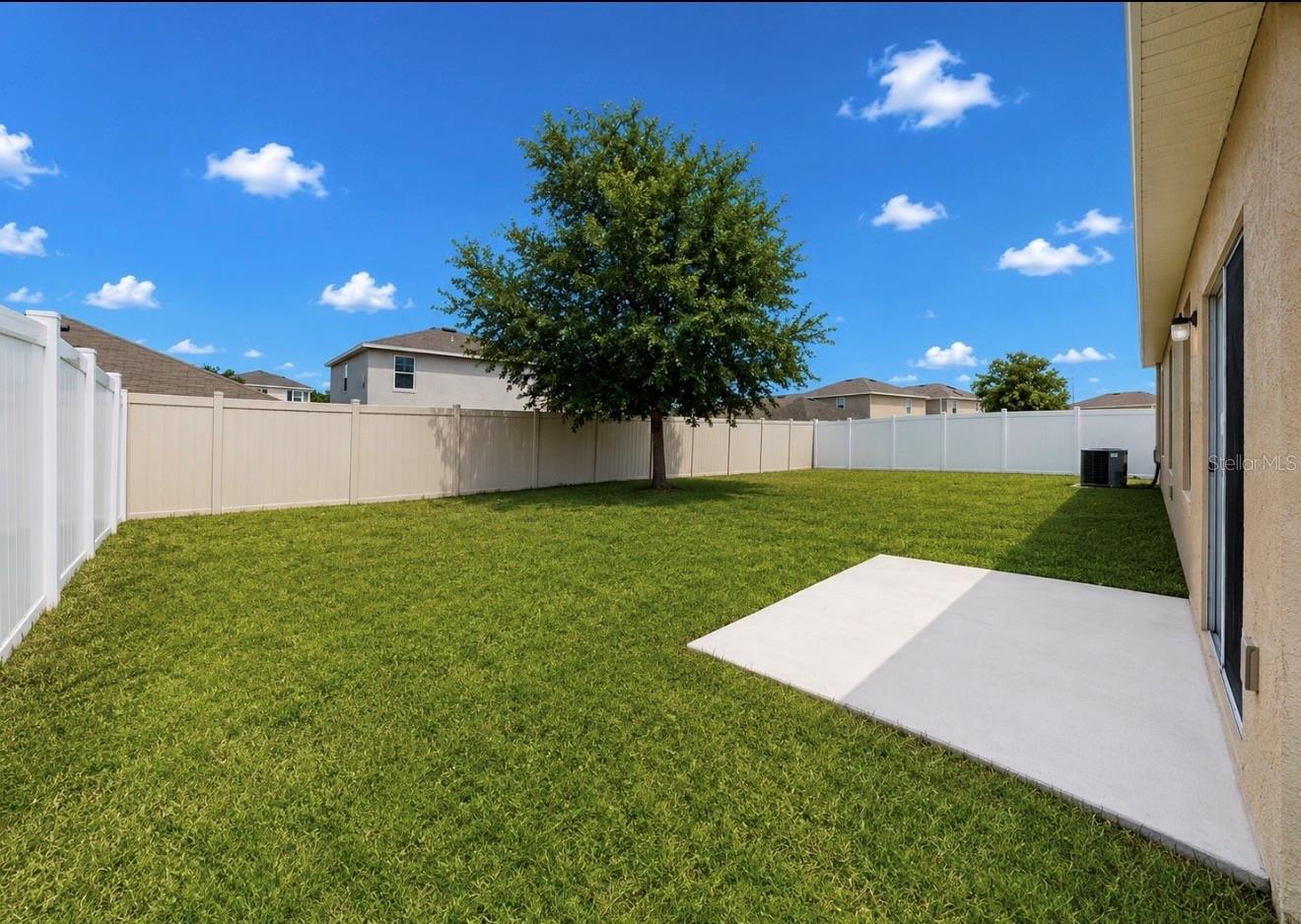 Fully Fenced Backyard