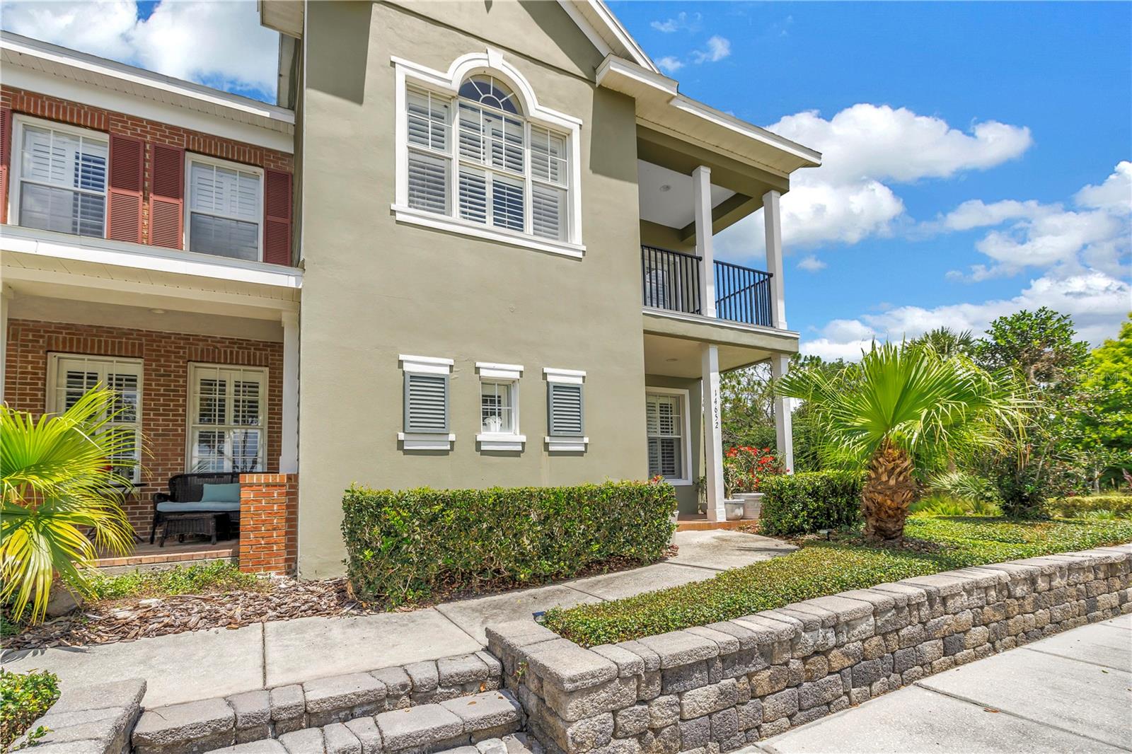 Side View of Townhome