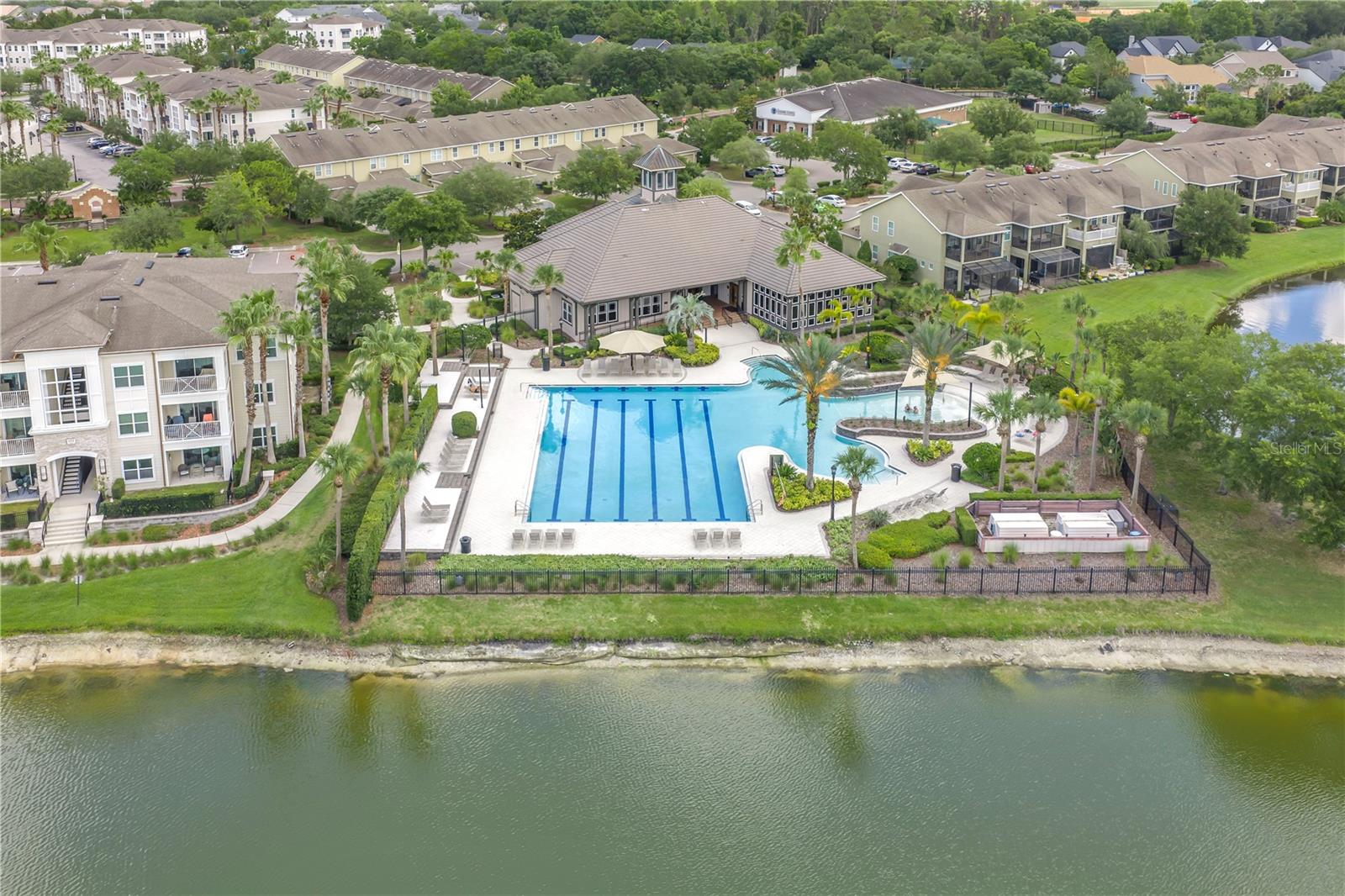 View of Clubhouse and Resort Style Pool