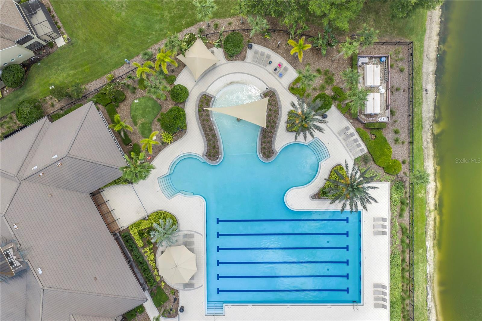 View of Clubhouse and Resort Style Pool