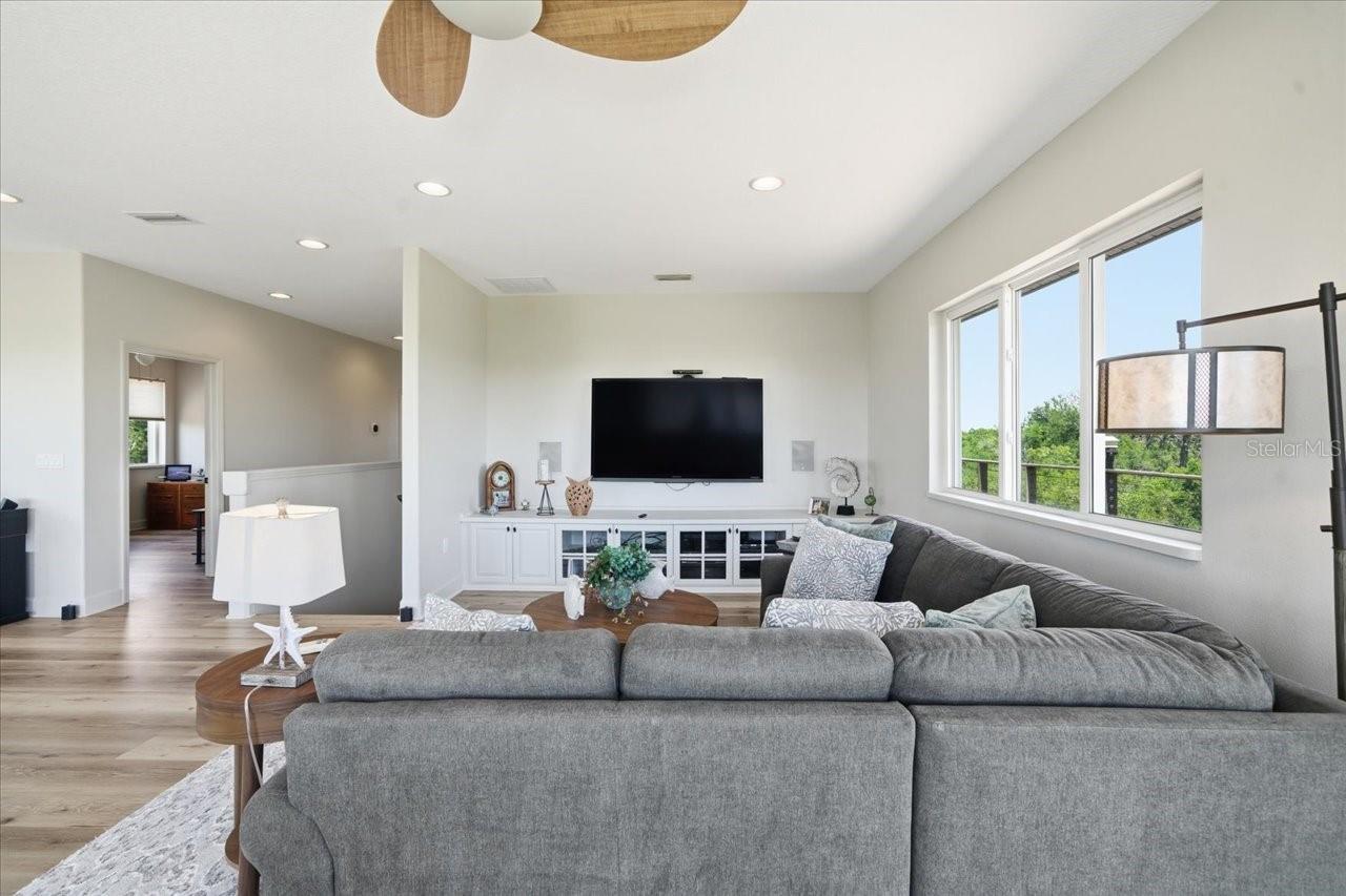 Built in entertainment center