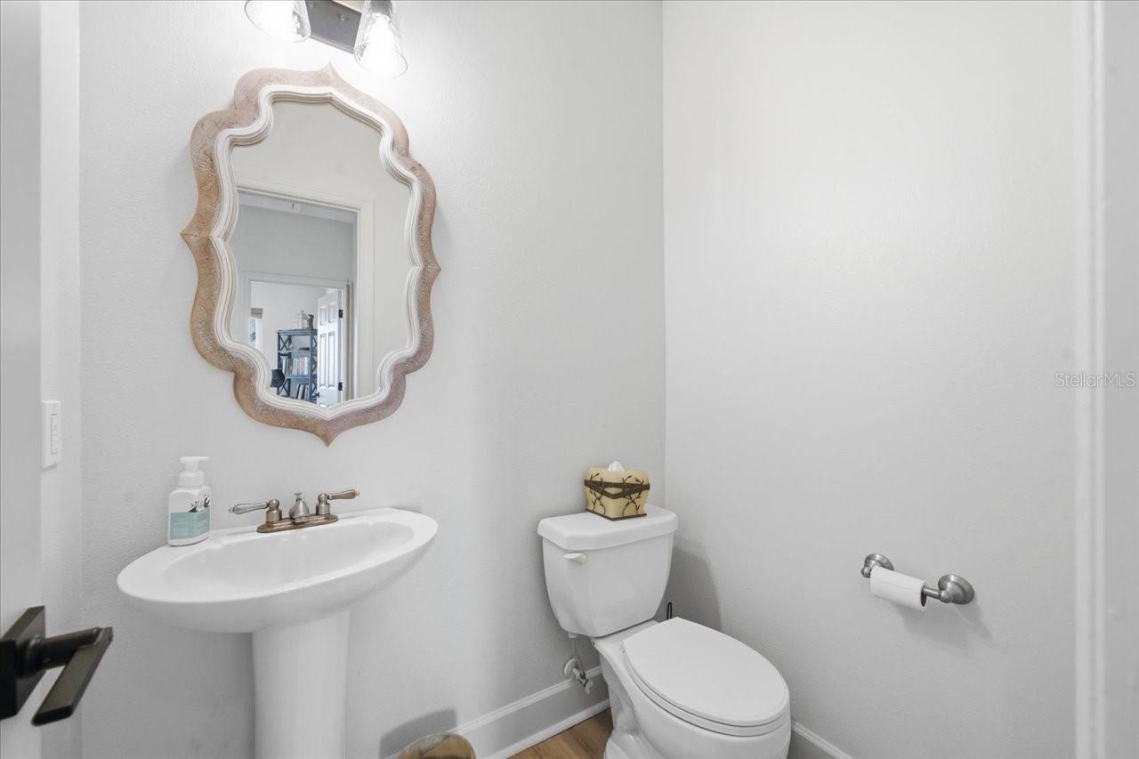 3rd level hall powder room