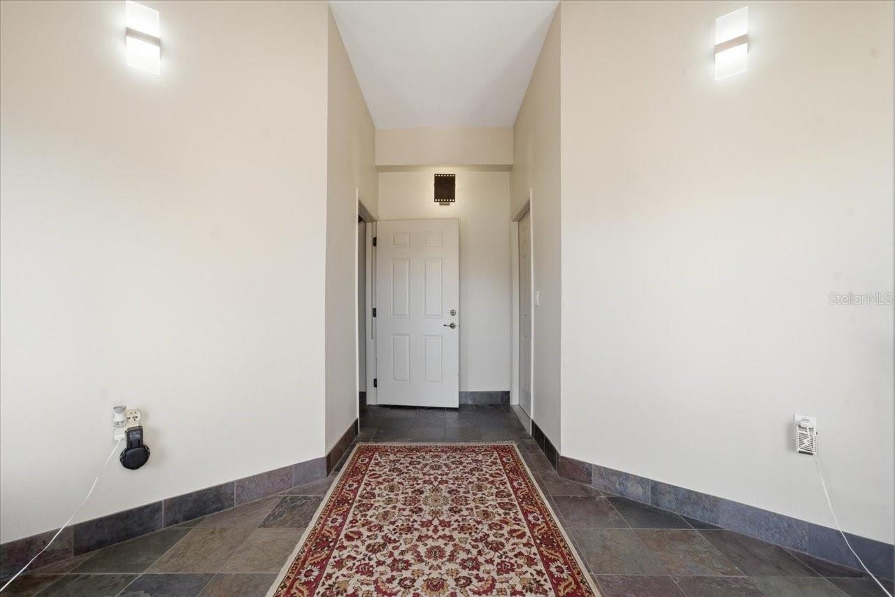 Front facing garage doors- one on each side.
