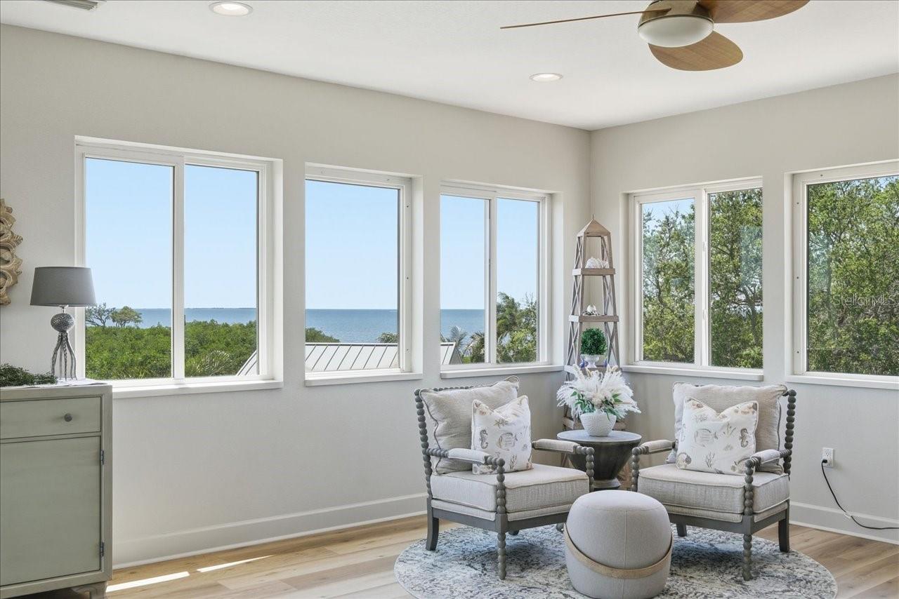 3rd Level living space-all windows have water views!!