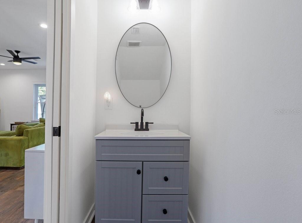Half a bathroom