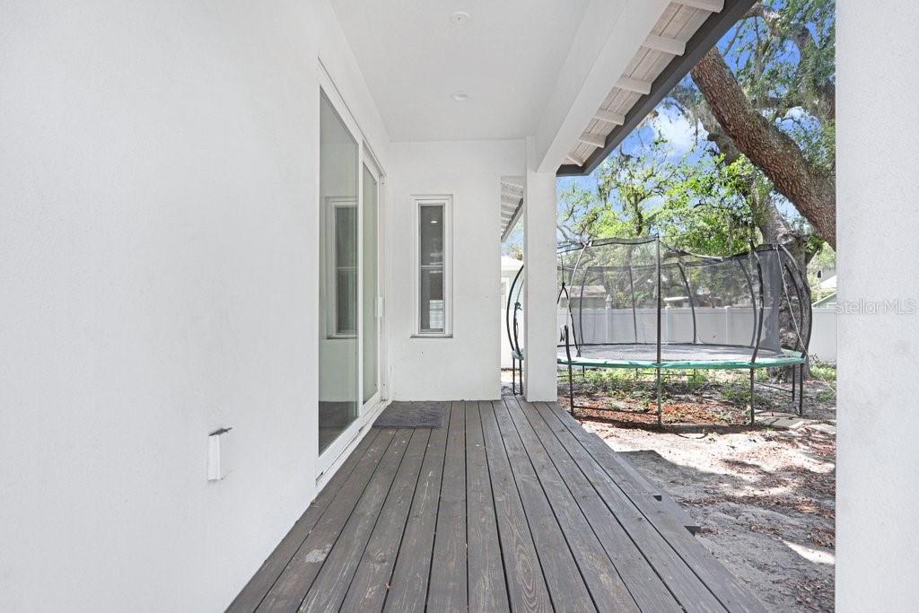 rear view of back patio