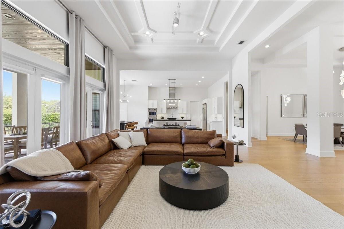 Living/Family Room with Abundance of Light
