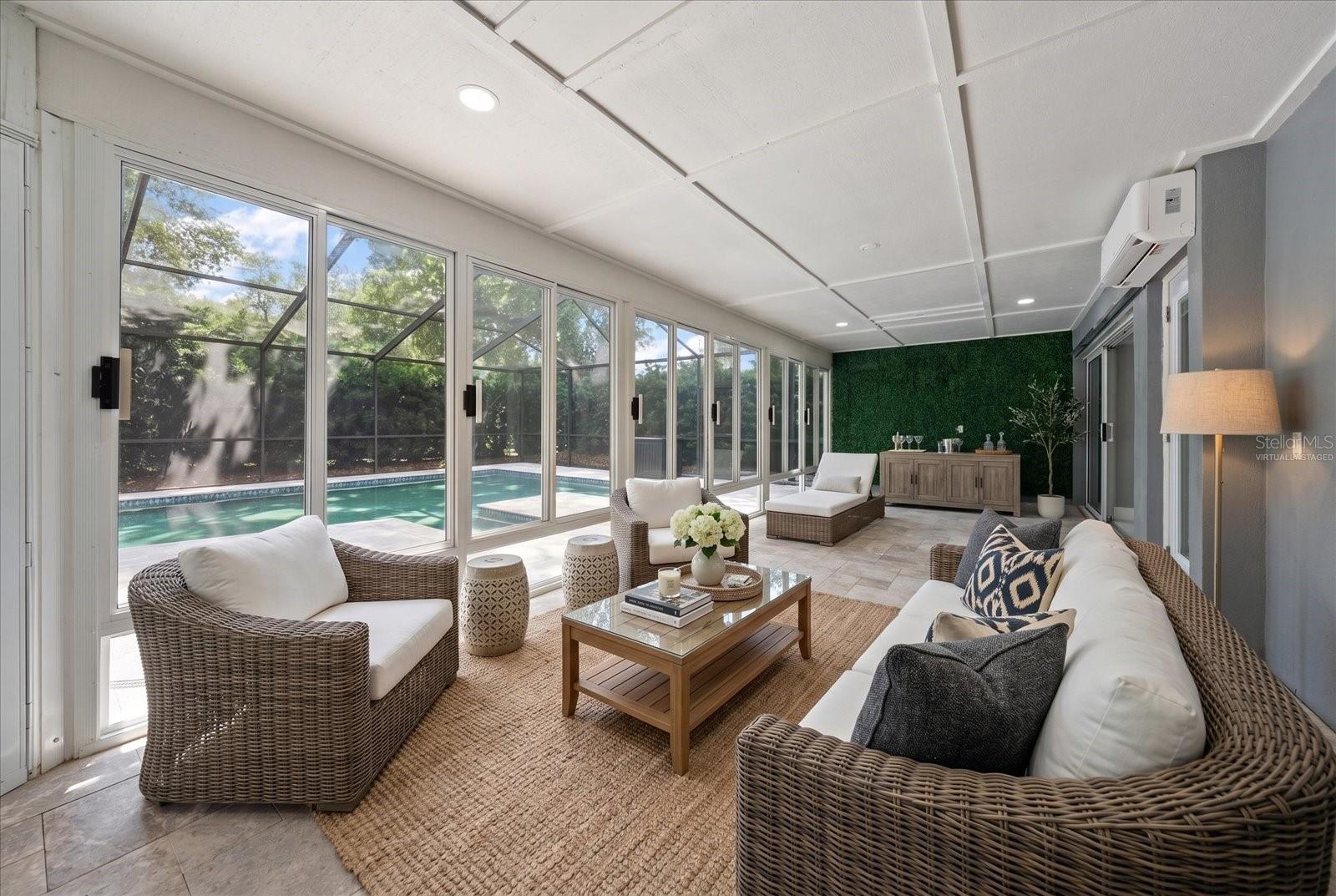 Virtually Staged Sunroom