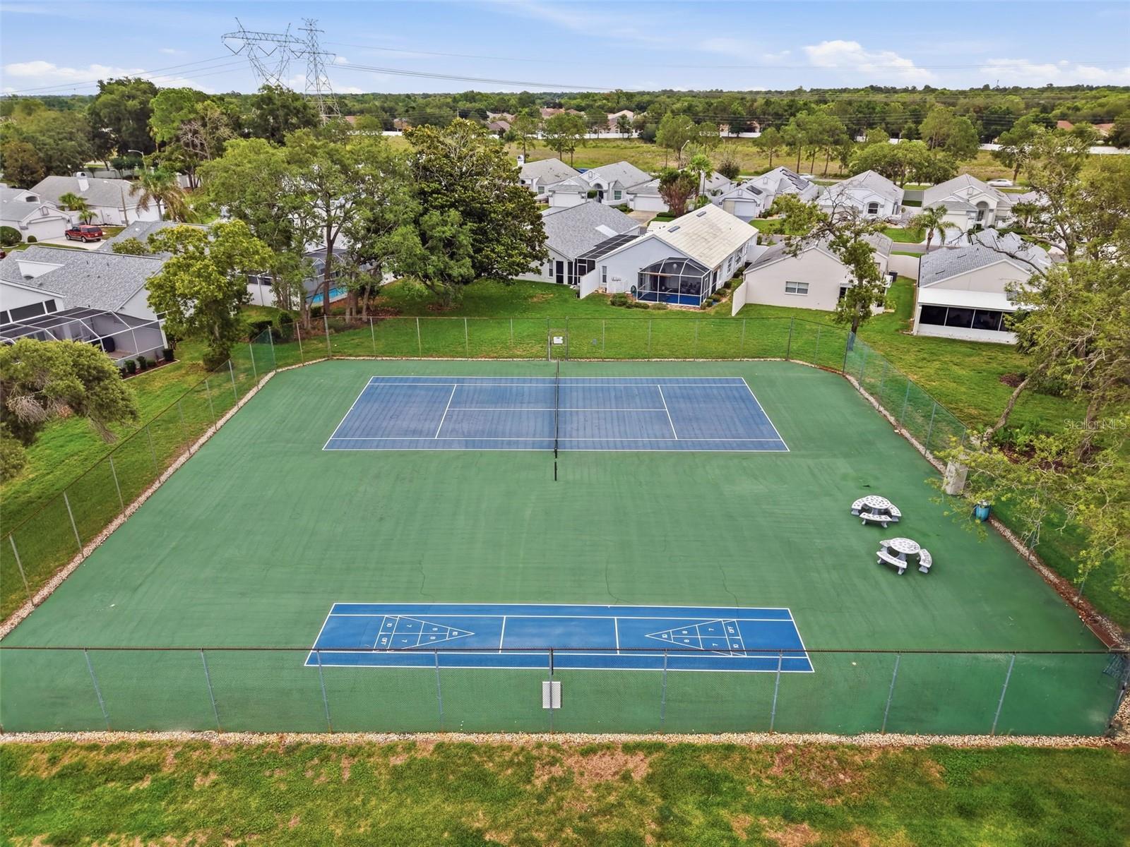 Tennis & Shuffleboard Courts