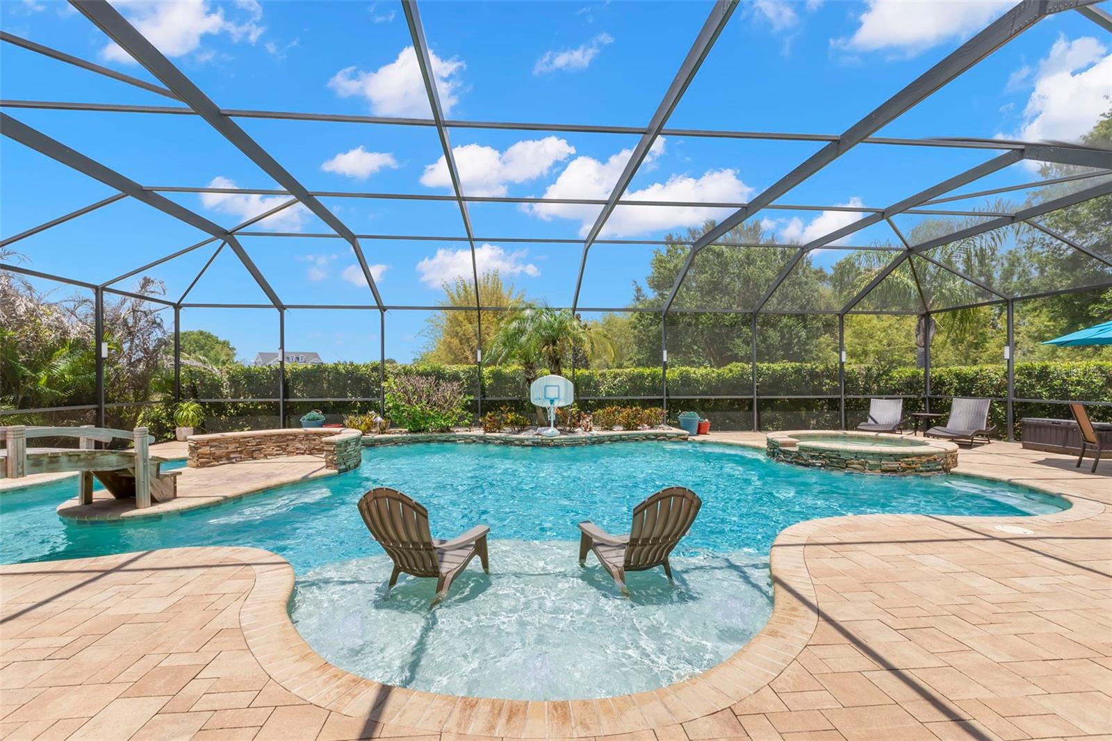 Private Pool with Lazy River and Spa