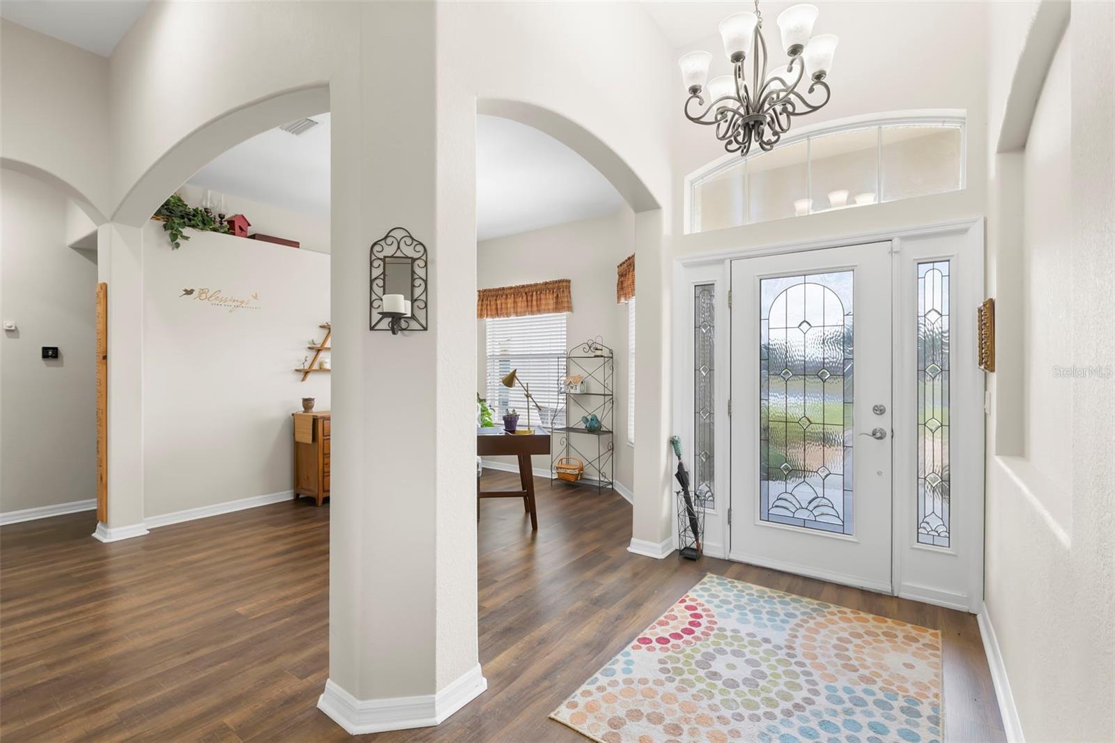 Foyer and Dining Space