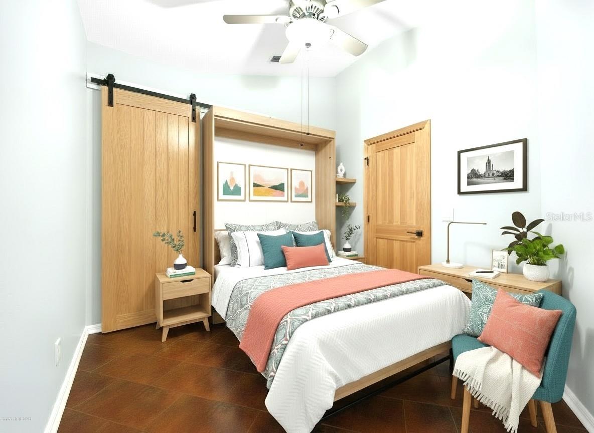 Flex room as a 4th bedroom. This room has been digitally staged.