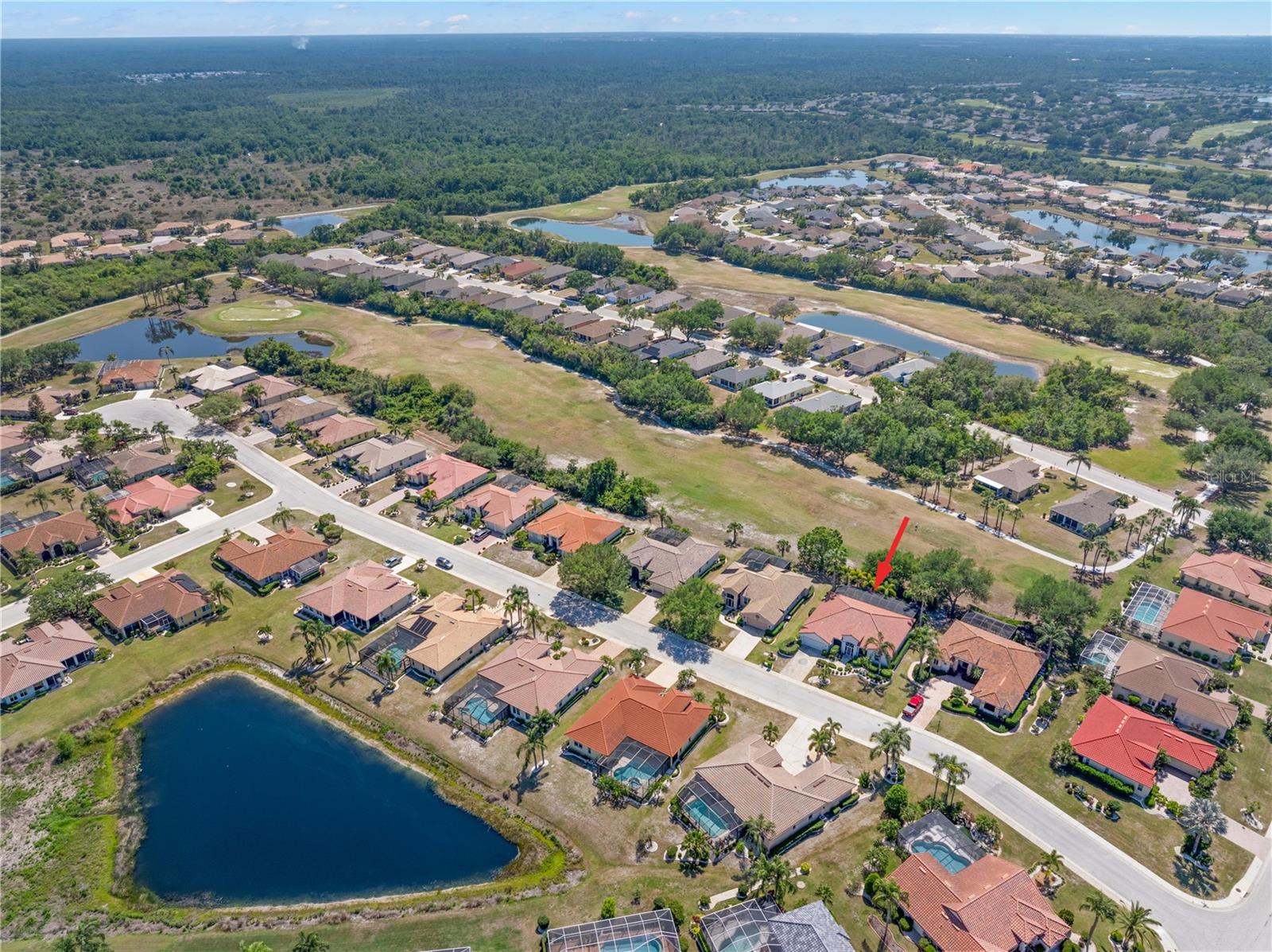 Aerial - 17th Hole