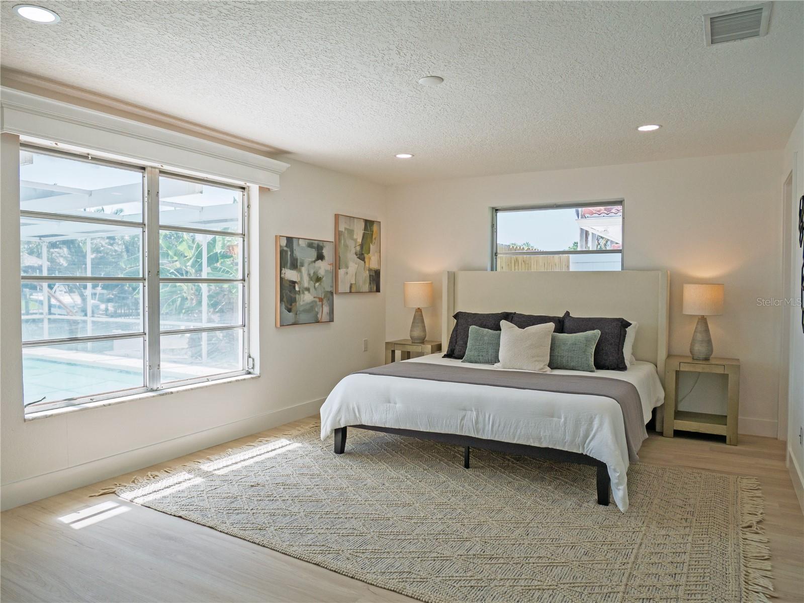 Primary Bedroom with Water Views