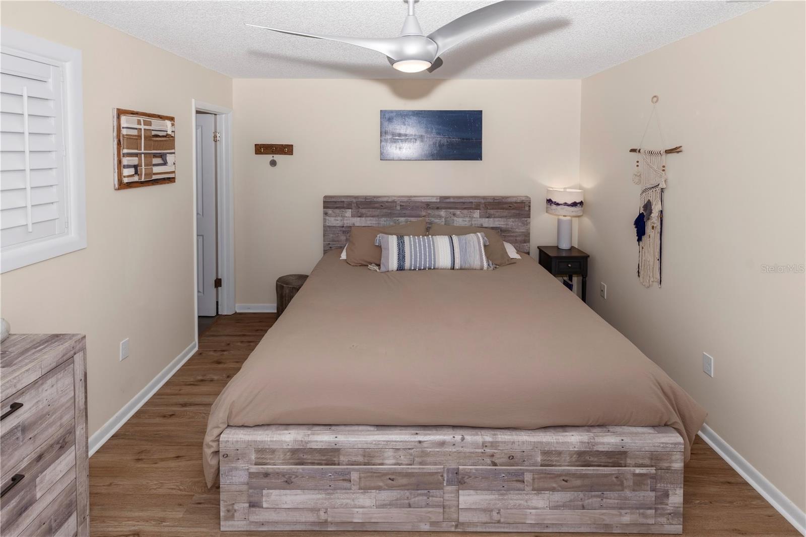 Room for a king size bed. Furniture is negotiable