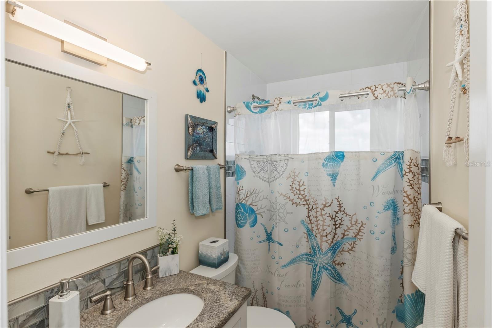 Newer vanity and toilet