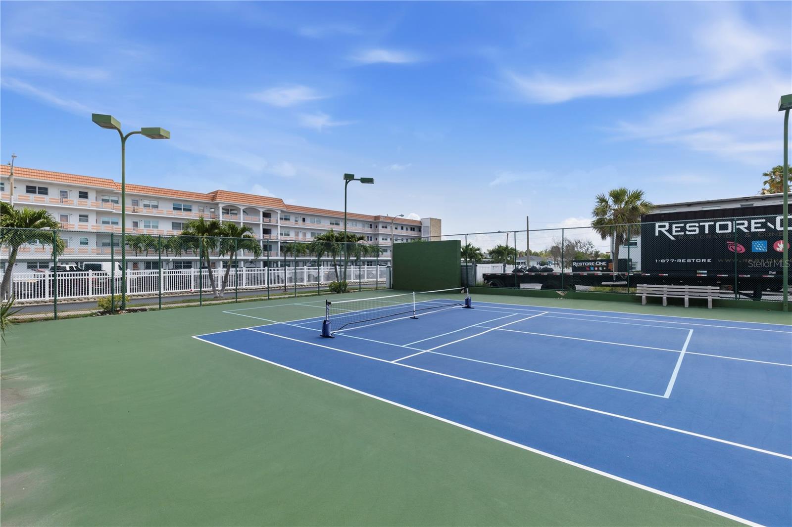 Tennis and pickleball courts