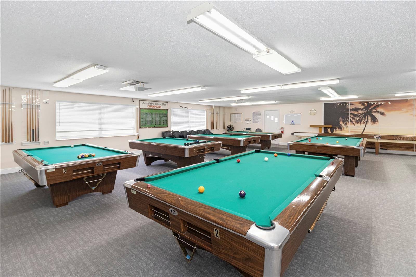 Big billiards room