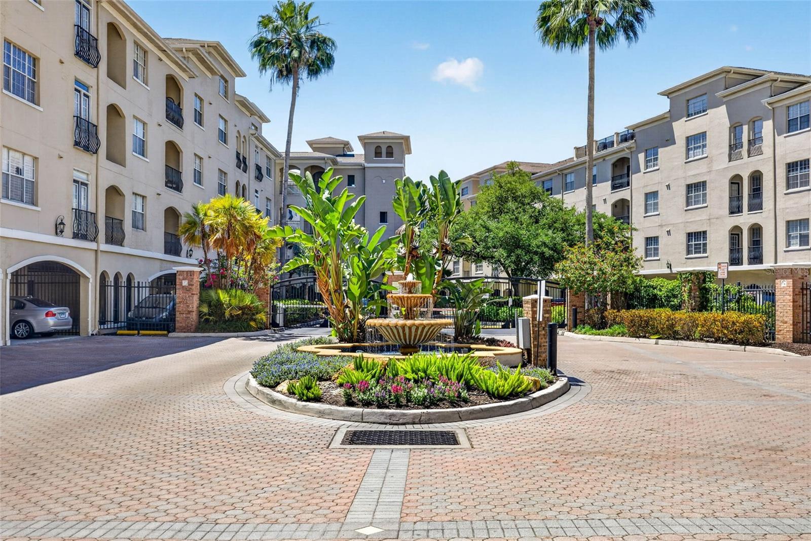Gated Entrance Into Community