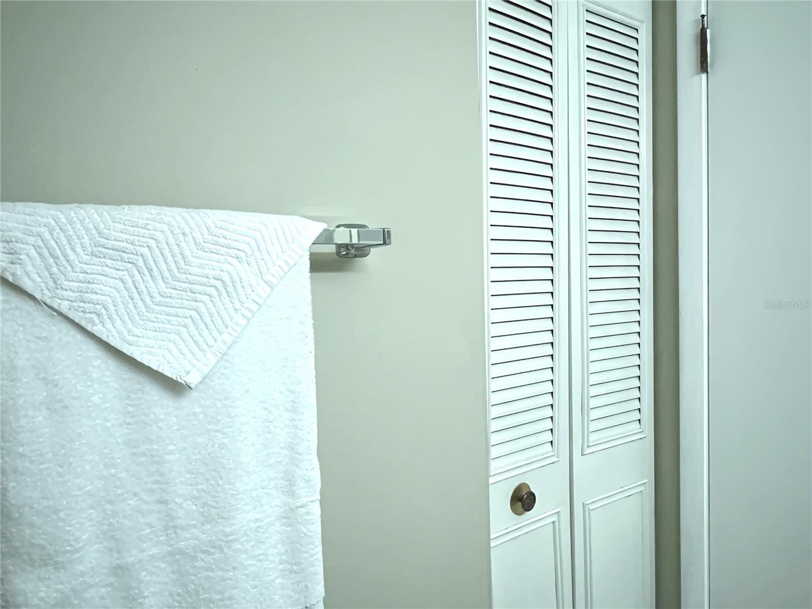 PRIMARY BATH HAS SEPARATE LINEN CLOSET