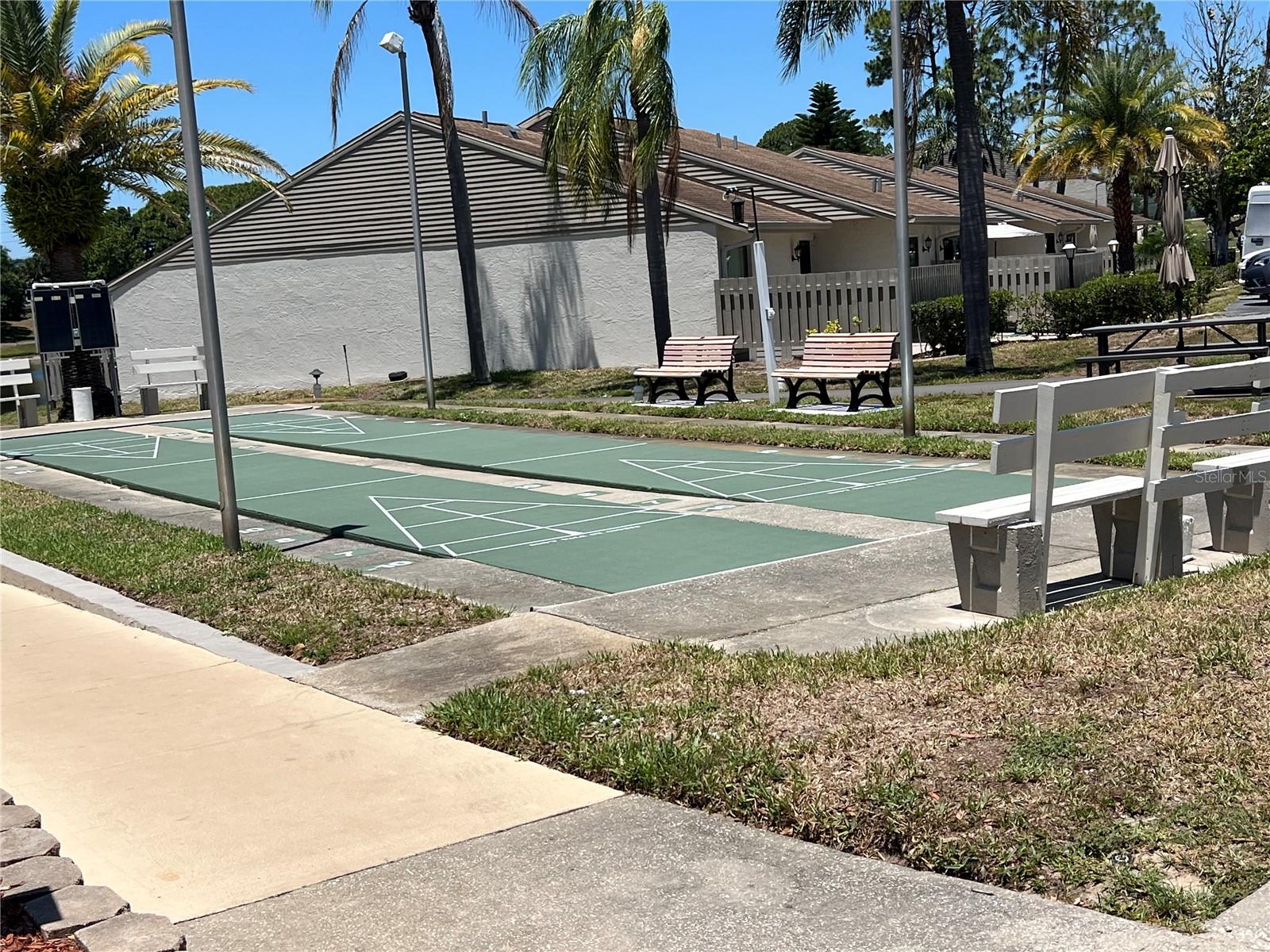 SHUFFLEBOARD COURT