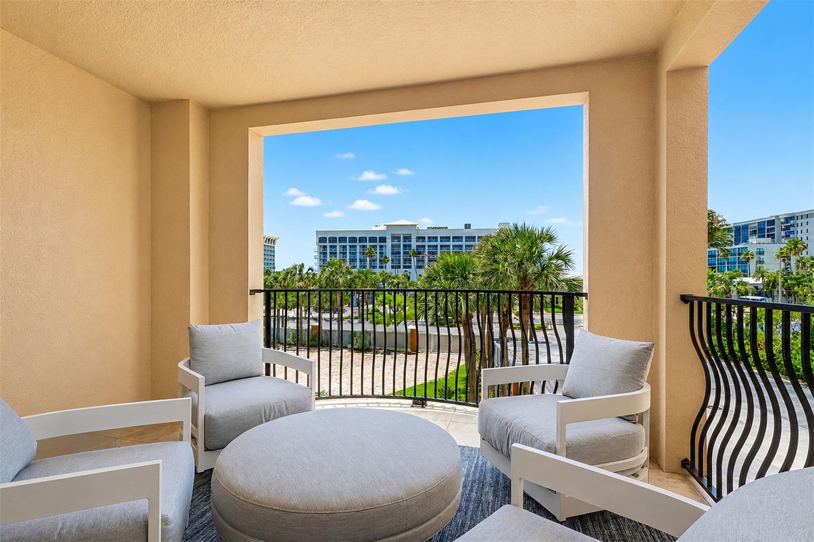 West Facing Balcony - Furnished