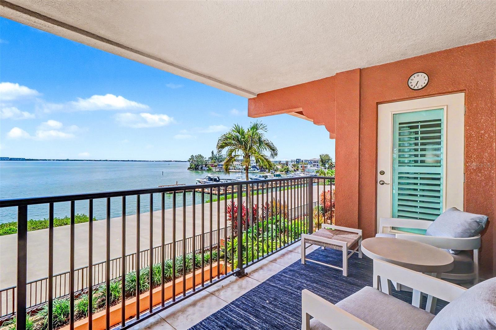 Balcony - Furnished Boca Ciega Bay View