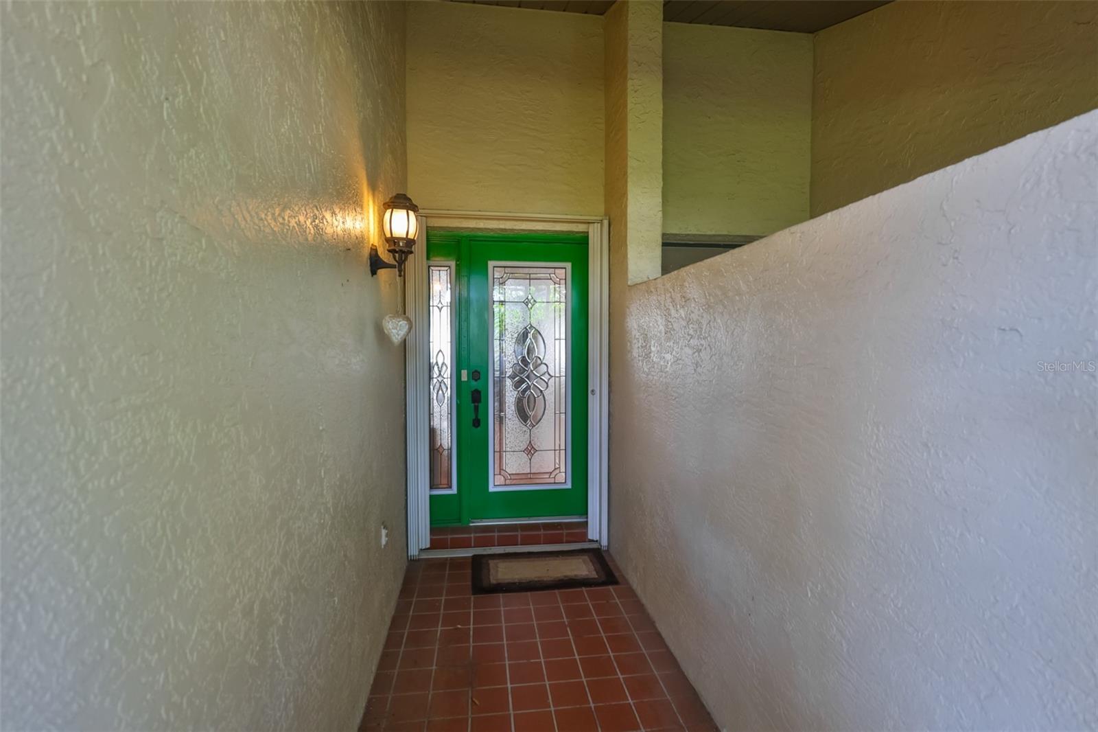 Doorway into the home