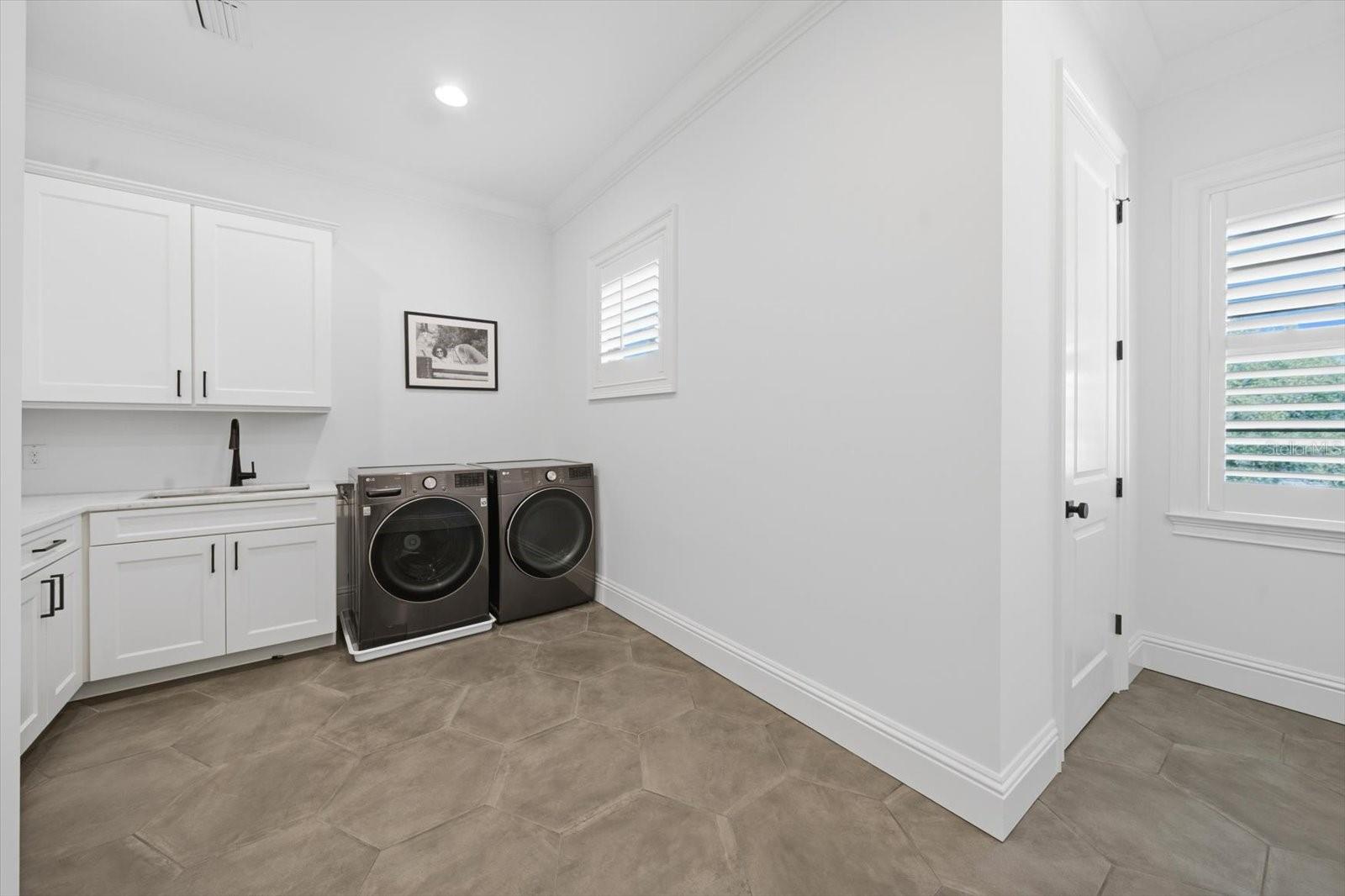 upstairs laundry