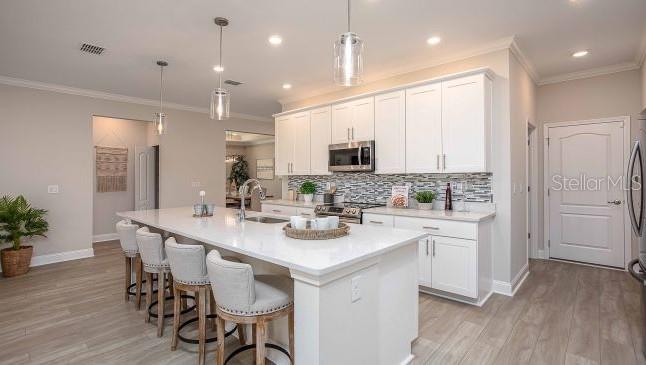 Model home - actual features may vary.