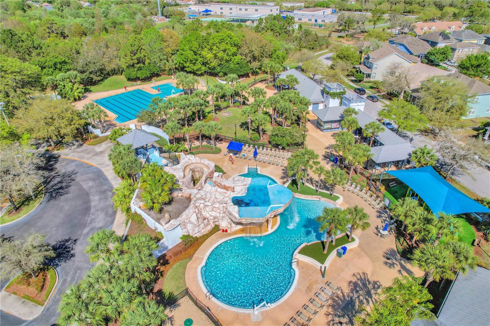 Just Two of the Many Community Pools and Playgrounds at Fishhawk Ranch