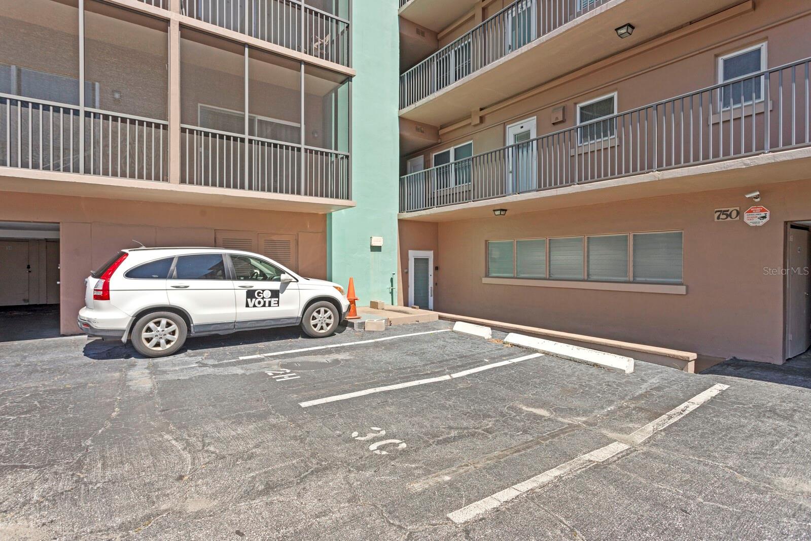 Deeded parking space!