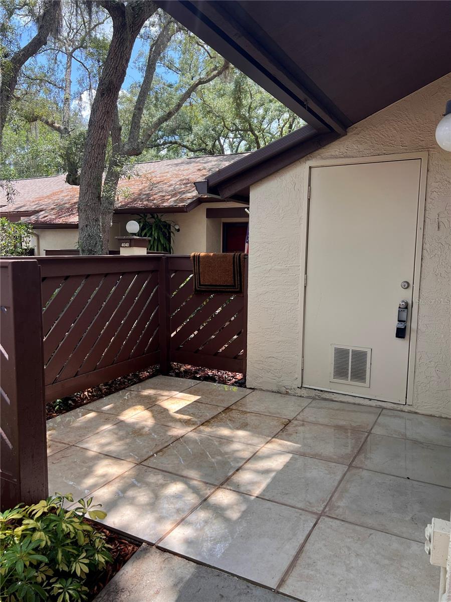 Front area/storage closet