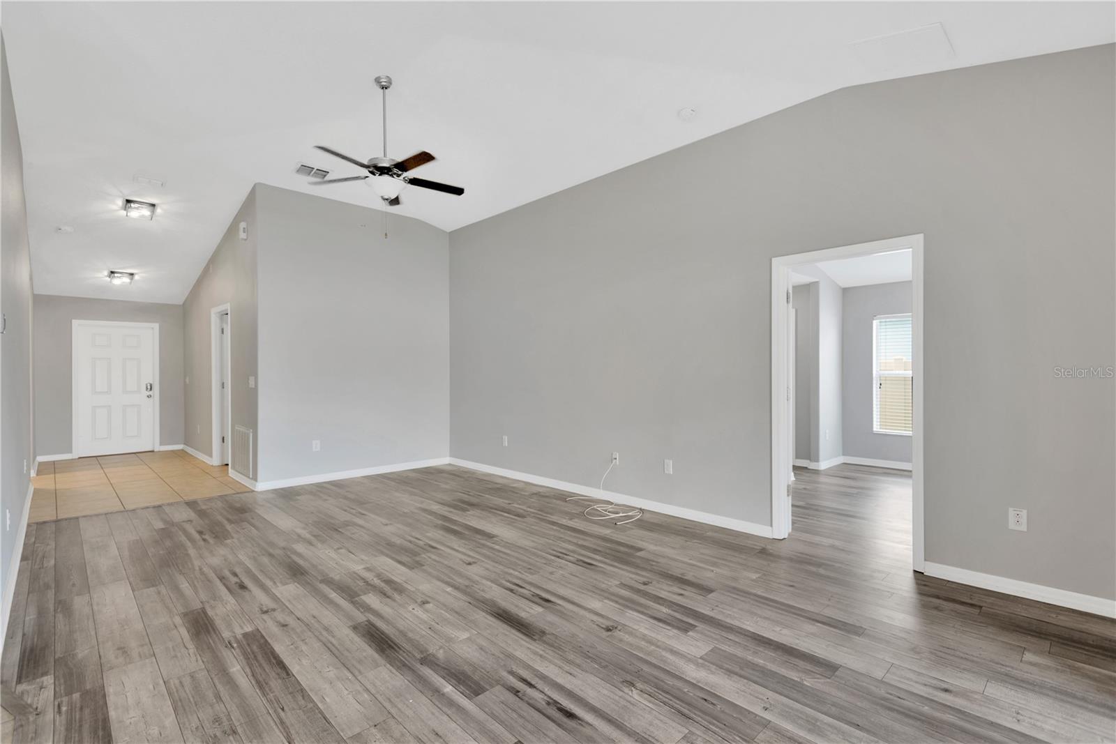Family Room w/Vaulted Ceiling