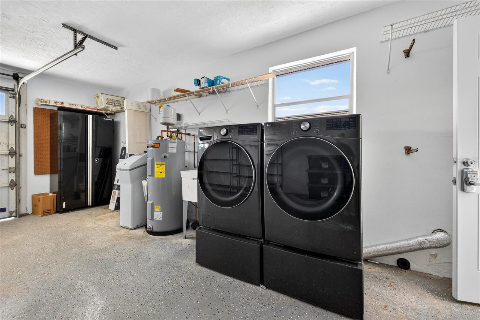 Laundry in the garage